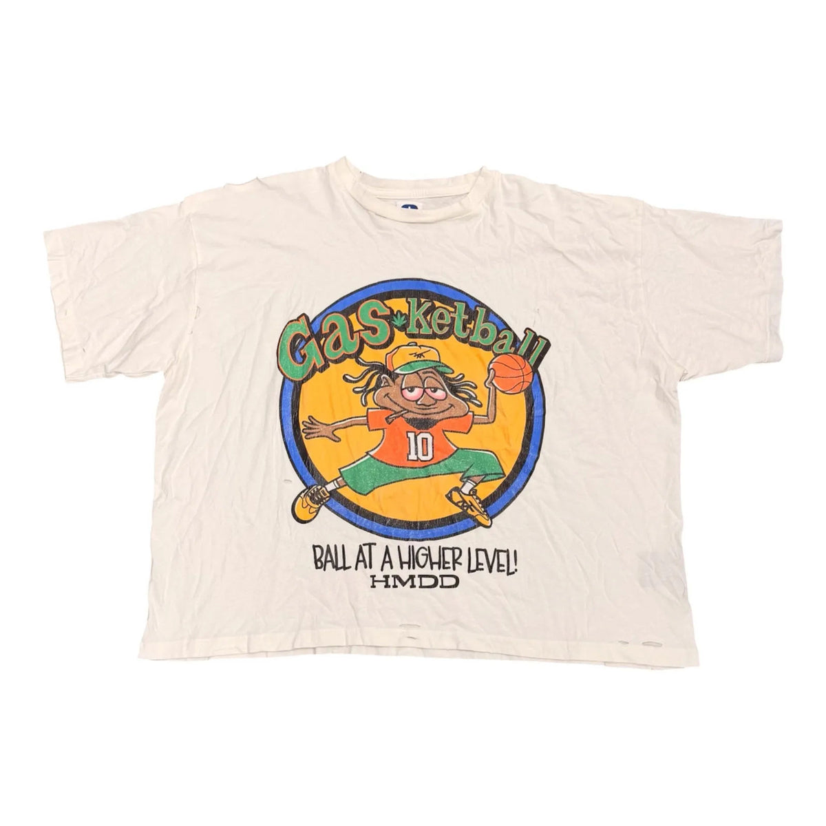 HMDD Gasketball Tee (White) - Preowned