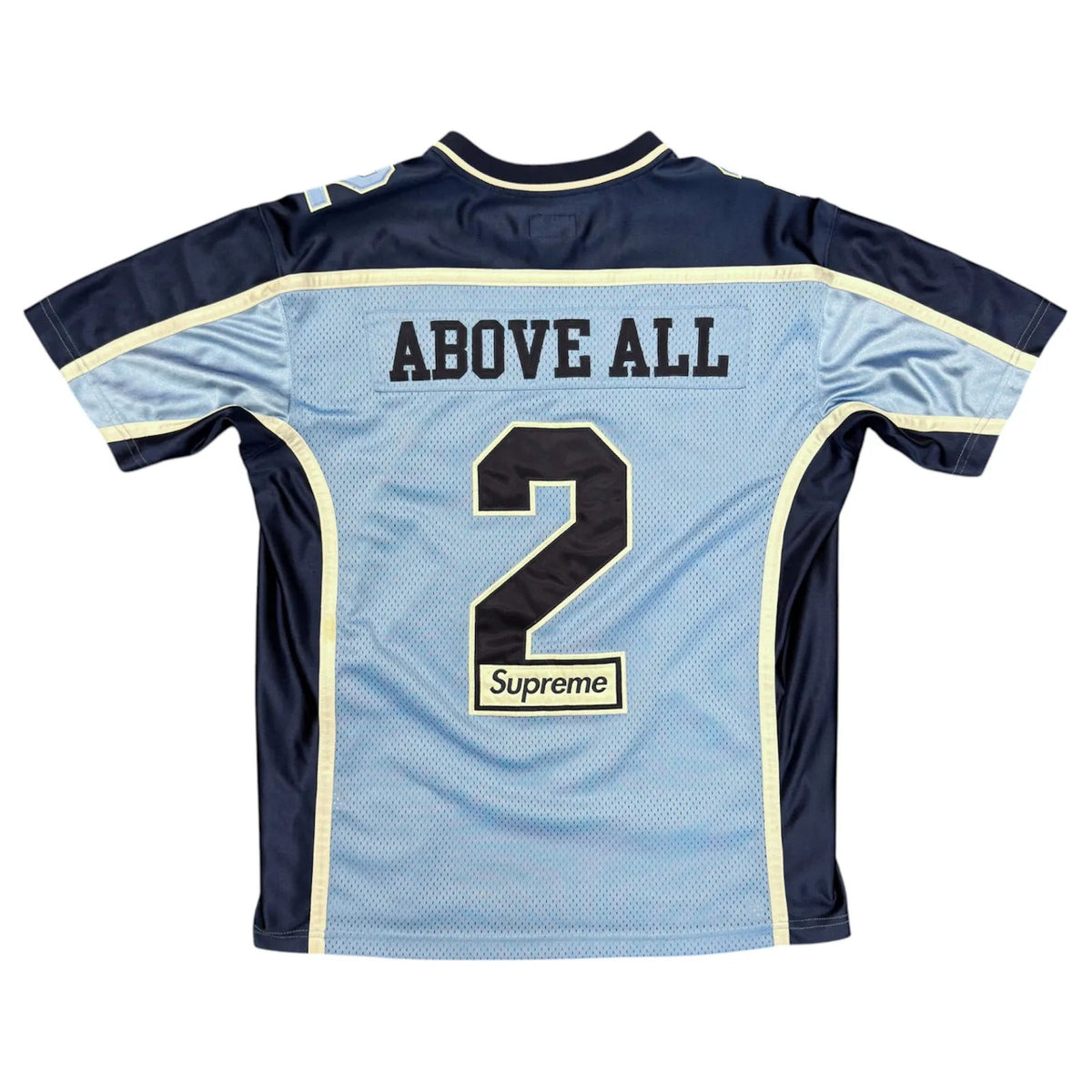 Supreme Above All Football Jersey Light Blue - Preowned