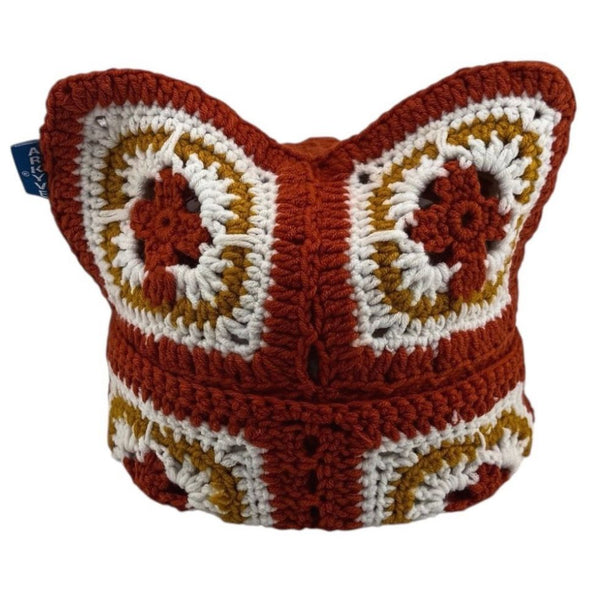 Arkyve Crochet Hat (Fiery Cross)