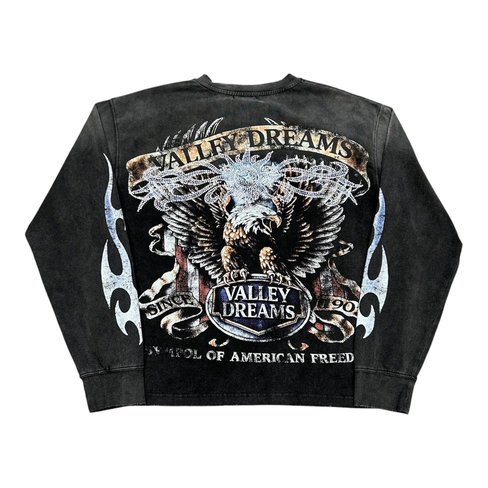 Vale Forever Valley Bling LS Tee (Black) - Preowned