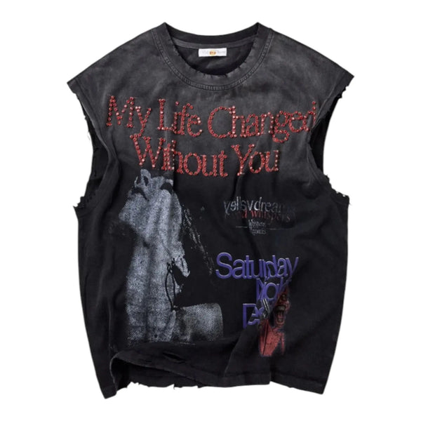 Vale Forever Growth Sleeveless Tee (Black)