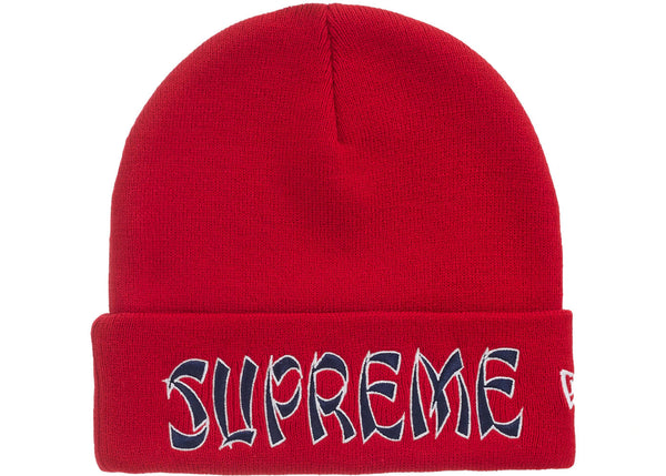 Supreme New Era Action Beanie Red