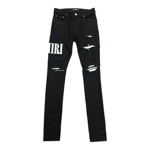 Amiri Tie Dye Core Logo Jean (Black) - Preowned