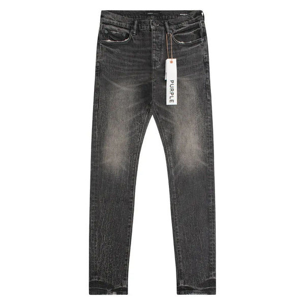 Purple Brand Crackle Coated Denim (Black)