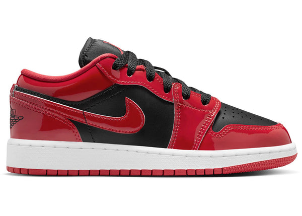 BRAND NEW STEAL - Jordan 1 Low SE Patent Bred Toe (GS)