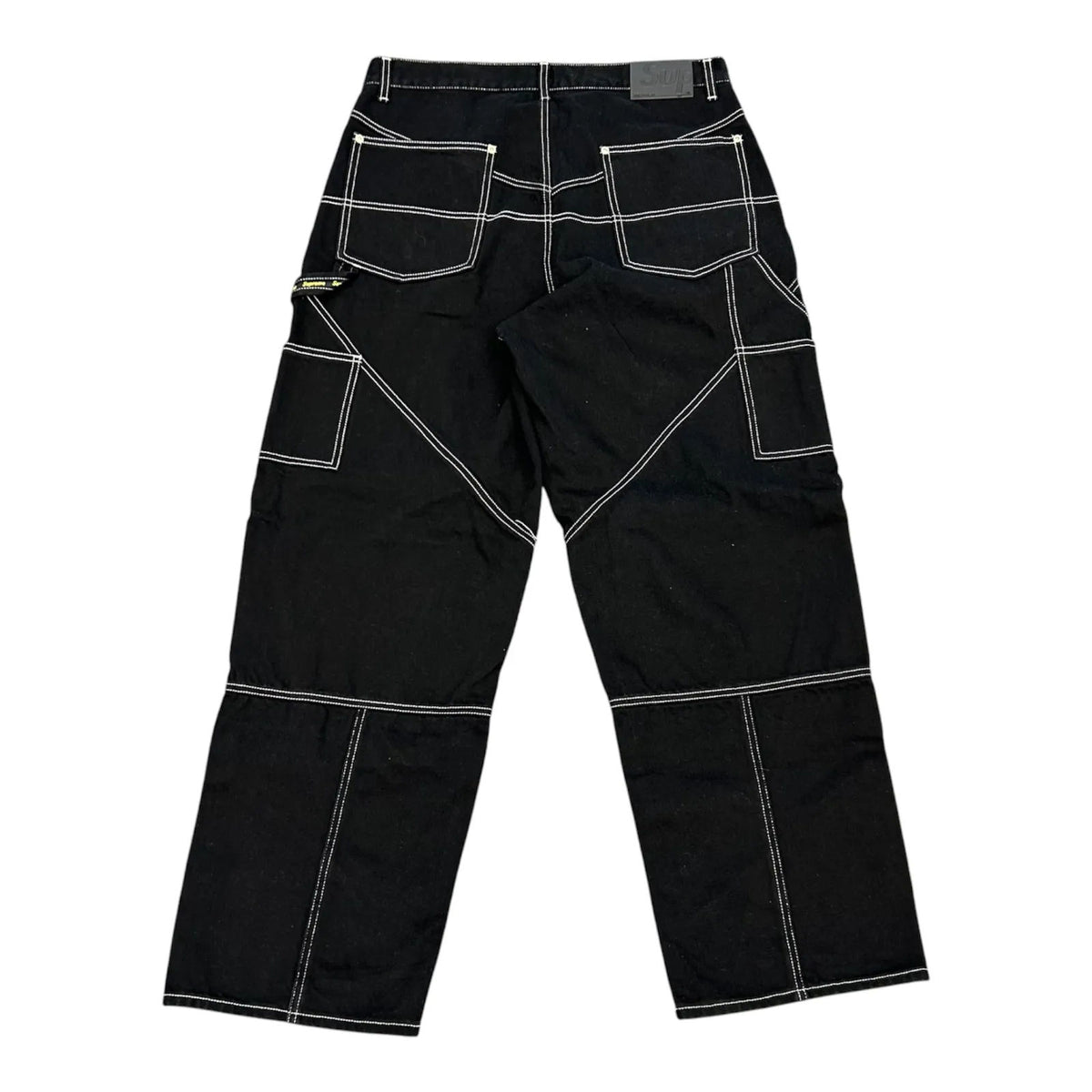 Supreme Contrast Stitch Double Knee Painter Jean Rigid Black - Preowned