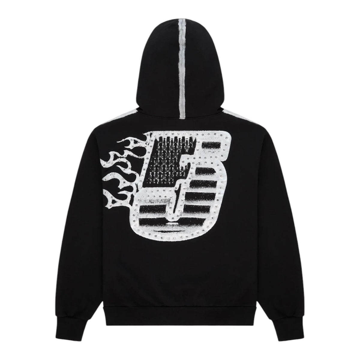 Sp5der Screaming Eagle Hoodie (Black) - Preowned