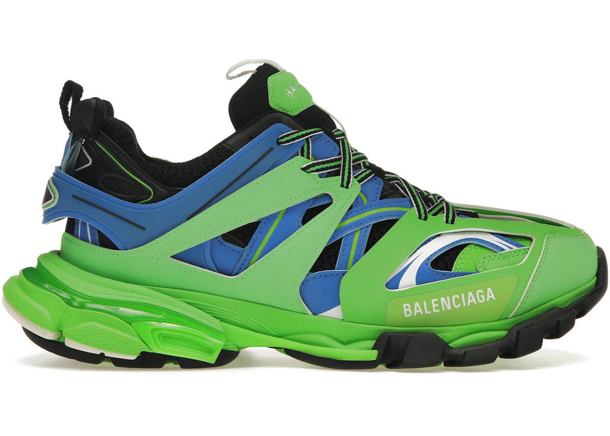 Balenciaga Track Trainers Green Blue - Preowned