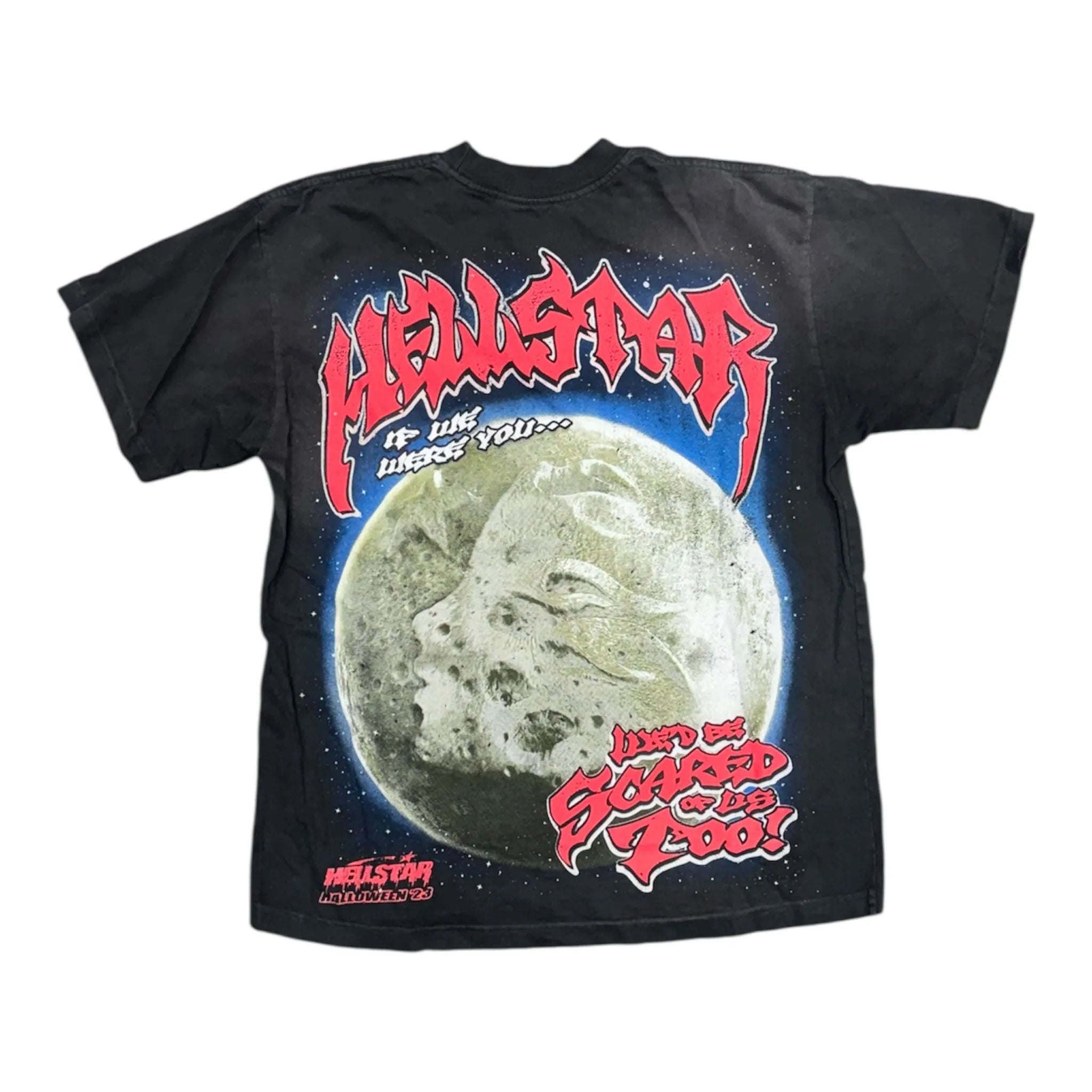 Hellstar Full Moon T-shirt Black - Preowned