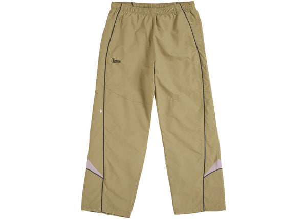 Supreme Contrast Piping Track Pant Tan