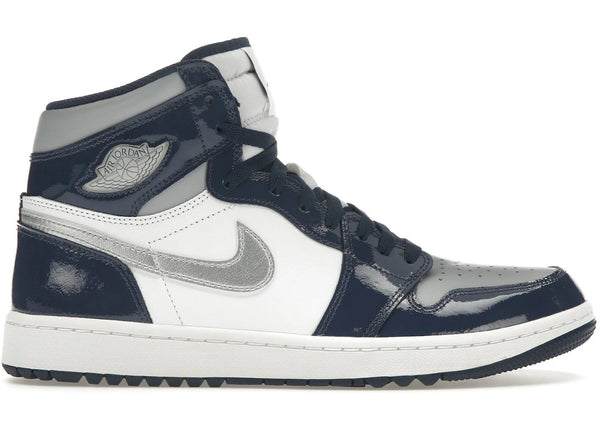 BRAND NEW STEAL - Jordan 1 Retro High Golf Patent Midnight Navy