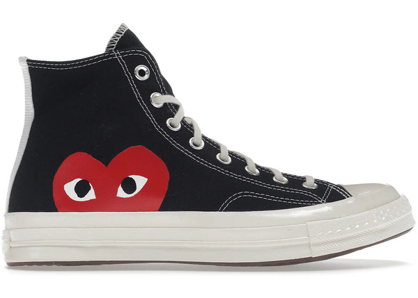 Converse Chuck Taylor All Star 70 Hi Comme des Garcons PLAY Black - Preowned