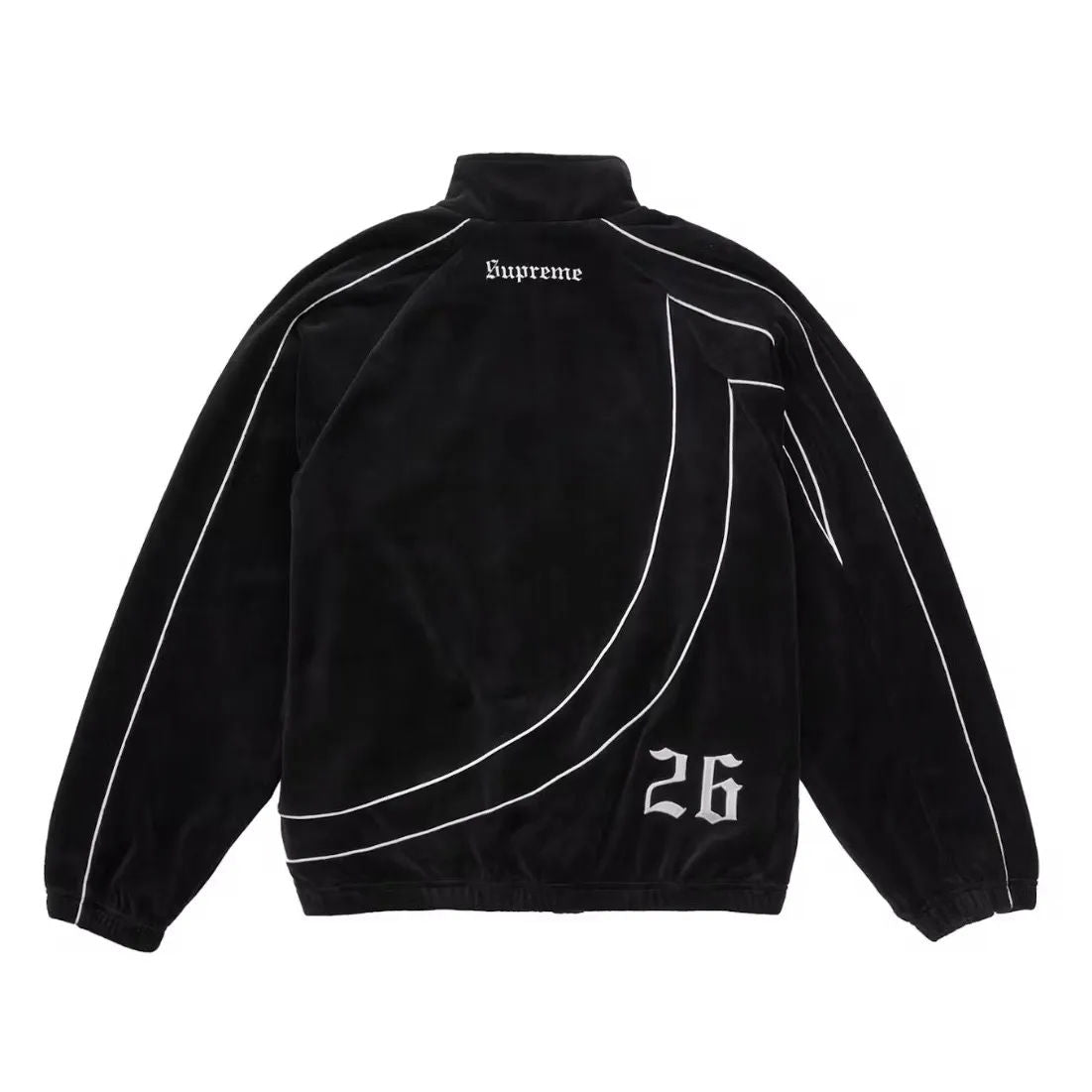 Supreme Umbro Velour Track Jacket (Black)