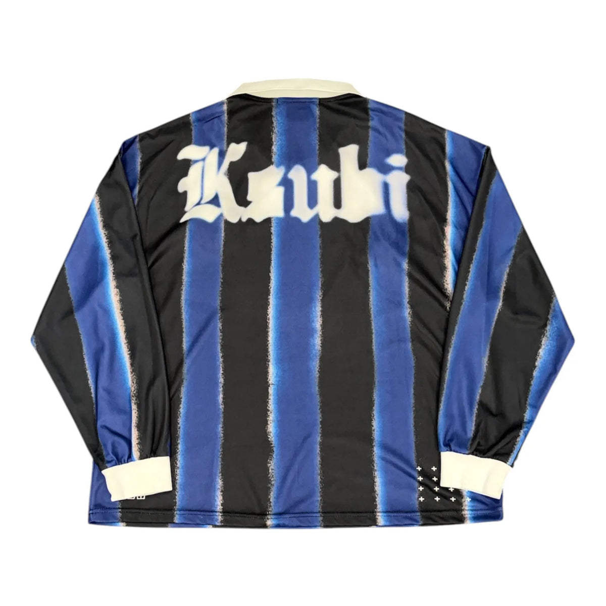 Ksubi Future Memory Offside Striped L/S Jersey (Black/Blue) - Preowned