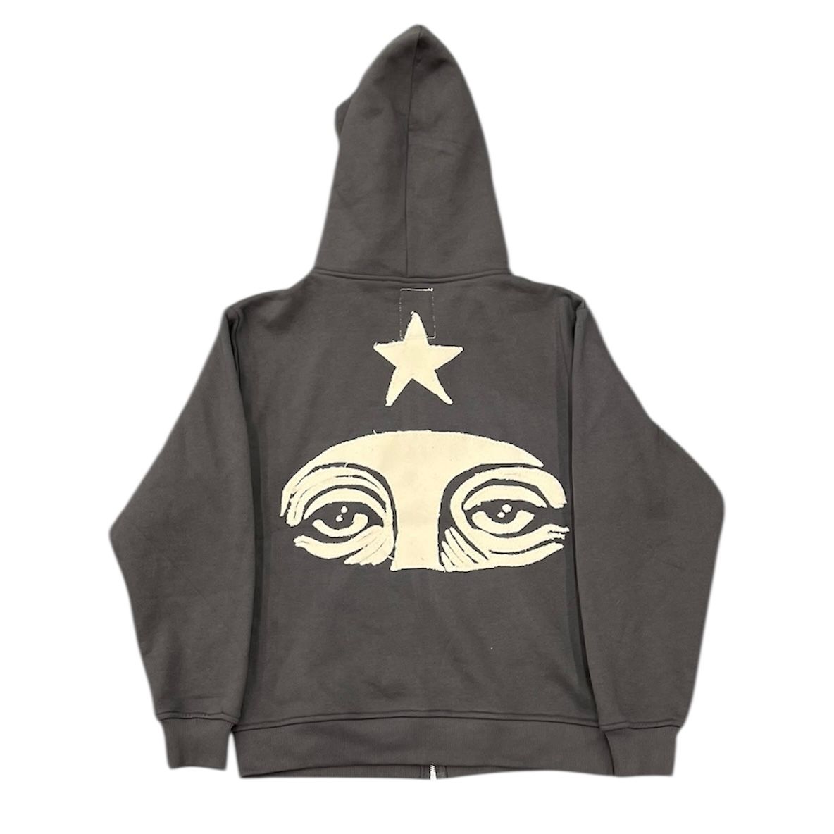 Deadby5am Palestine Zip Up Hoodie (Grey)