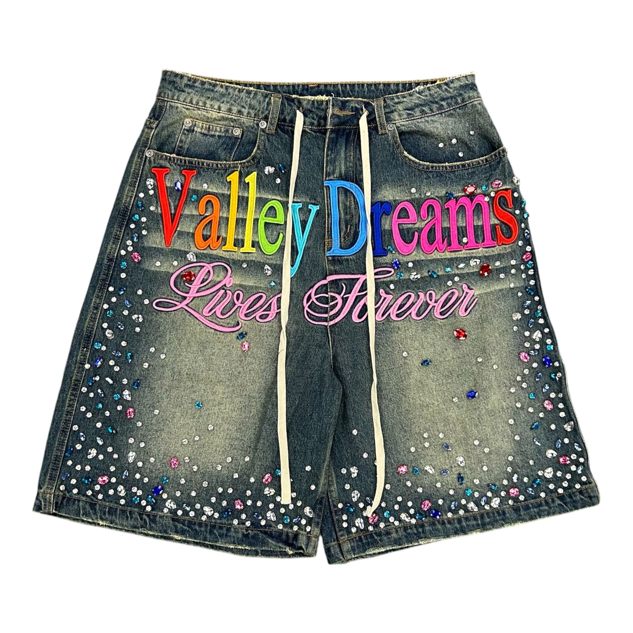Vale Forever Ice Cream Jorts (Blue)