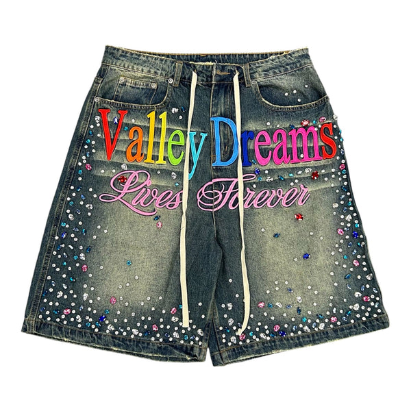 Vale Forever Ice Cream Jorts (Blue)
