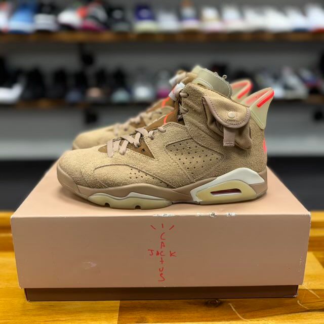 Jordan 6 Retro Travis Scott British Khaki - Preowned