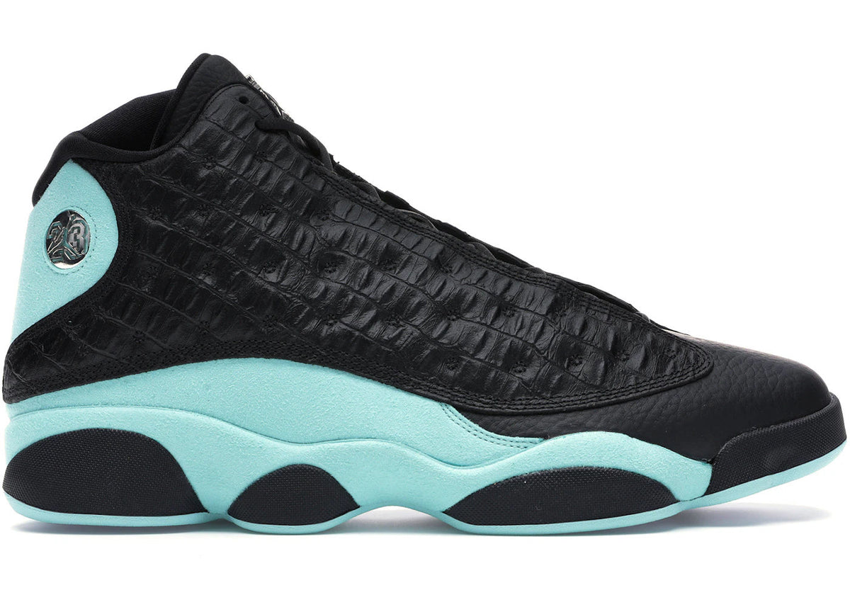 Jordan 13 Retro Black Island Green - Preowned