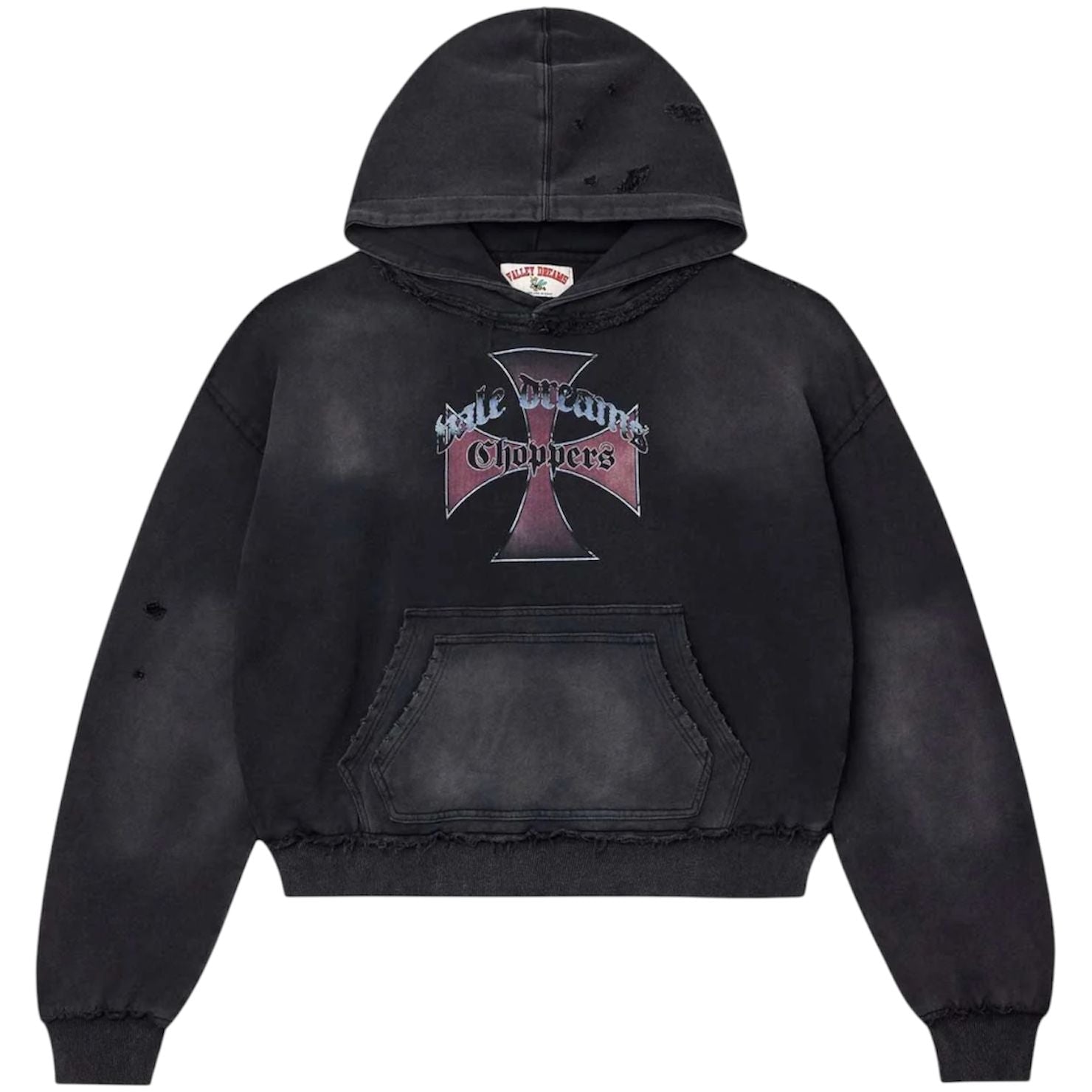 Vale Forever Chopper Hoodie (Black Wash)