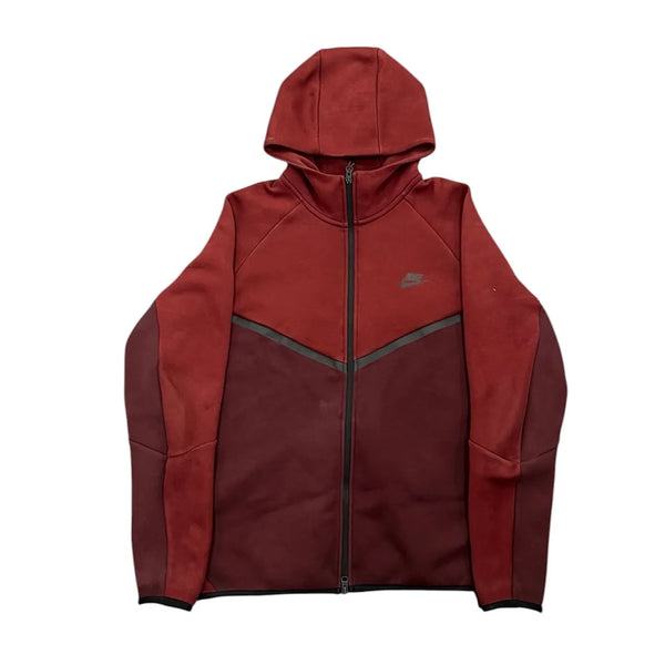 Nike Tech Hoodie (Burgundy) - Preowned