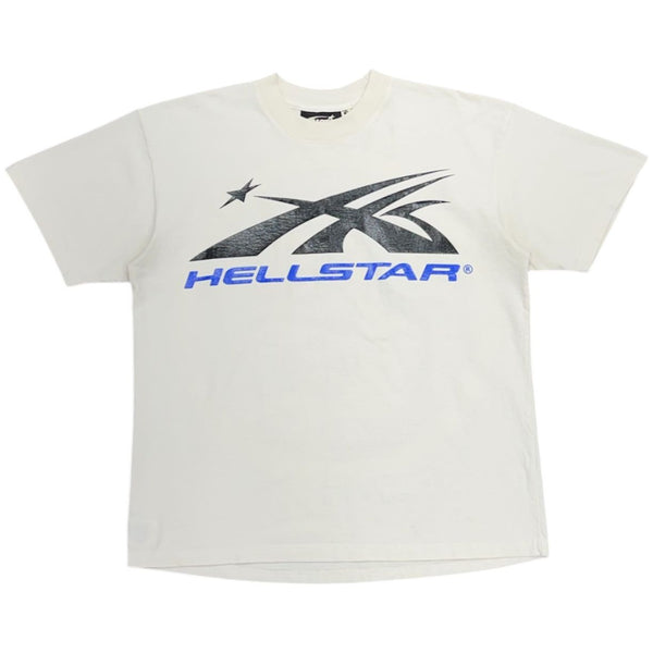 Hellstar Sports Gel Logo Tee (White/Blue) - Preowned