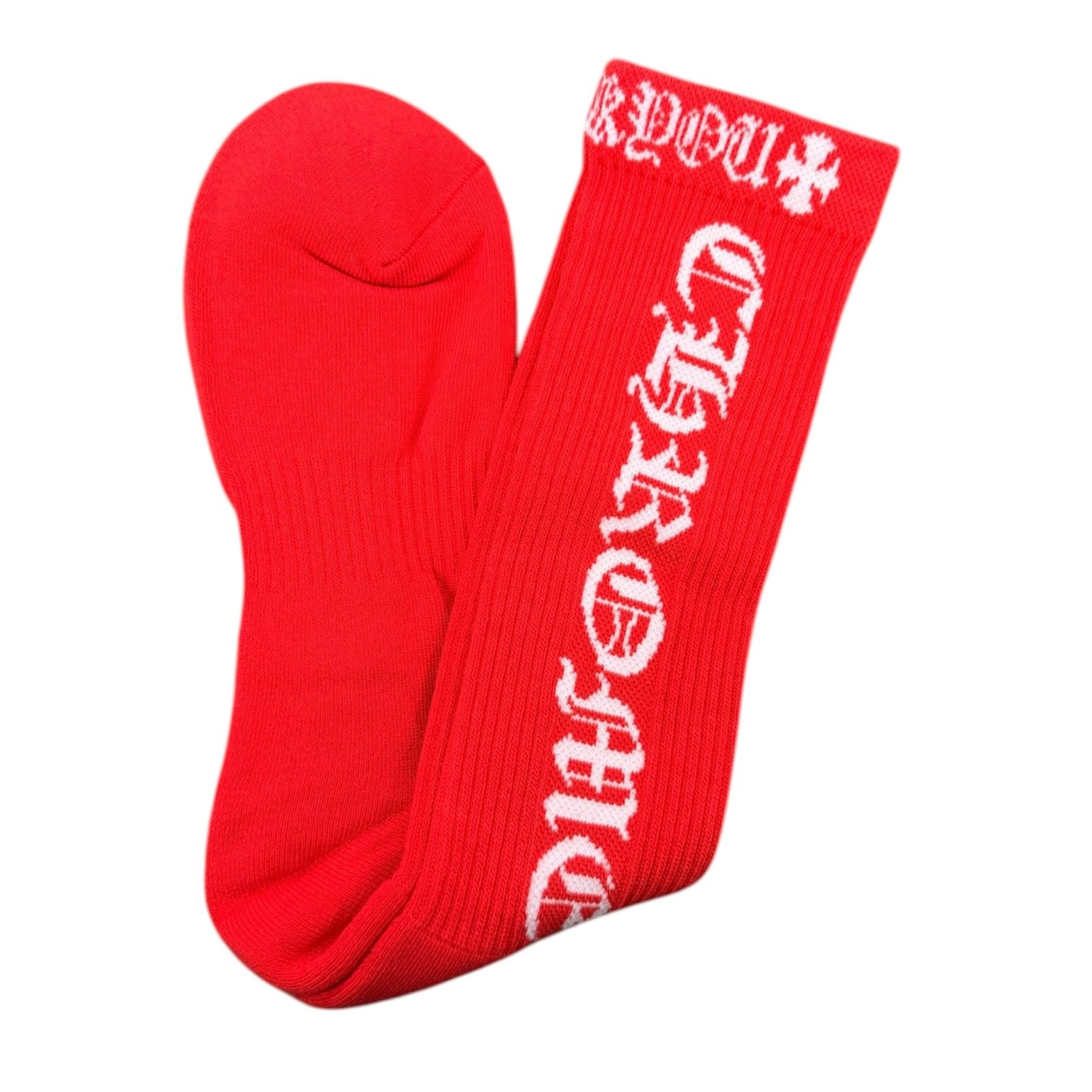 Chrome Hearts Fuck You Socks (Red)