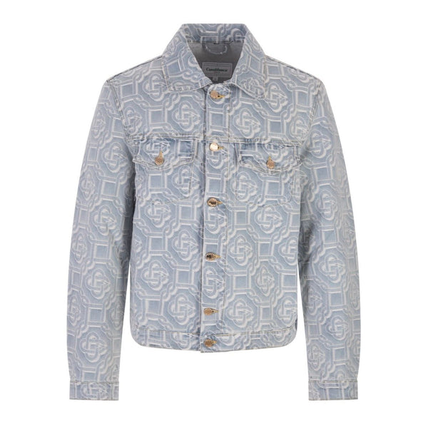 Casablanca Monochrome Jean jacket (Light Blue) - Preowned