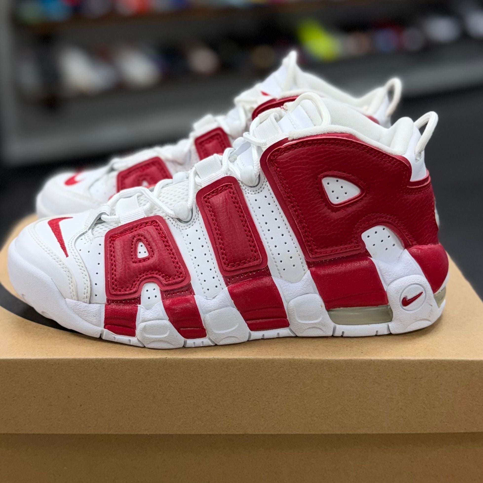 Nike Air More Uptempo Varsity Red (GS) - Preowned