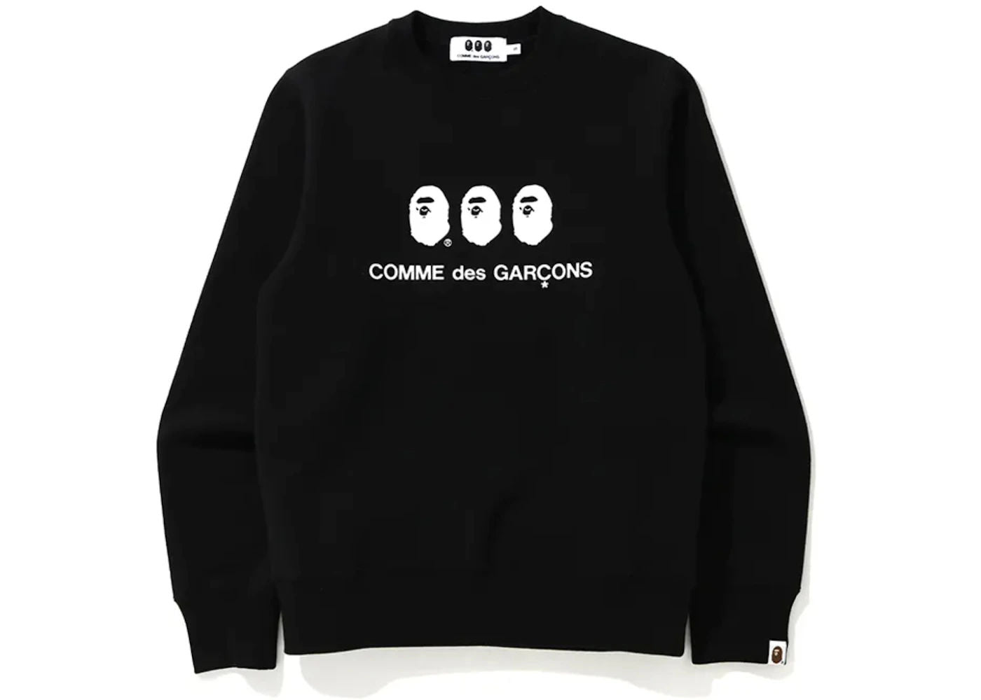 BAPE X CDG Osaka Crewneck Black