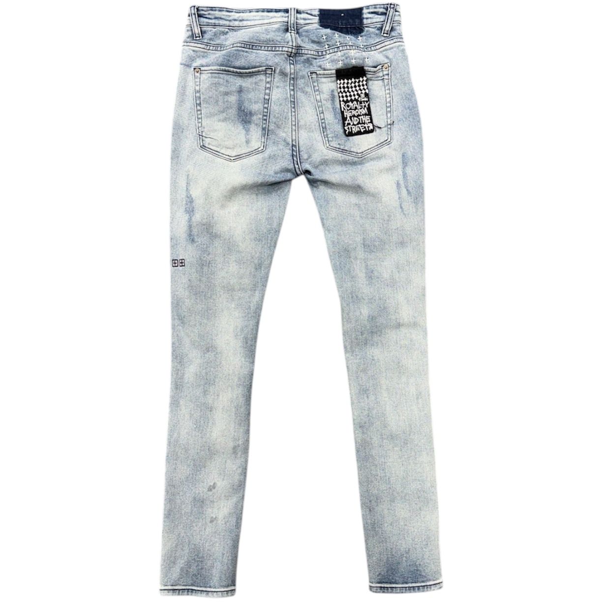 Ksubi Van Winkle Trashed Dreams Jean (Blue) - Preowned