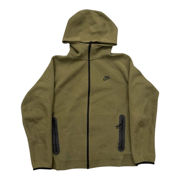 Nike Tech Fleece Hoodie (Olive) - Preowned
