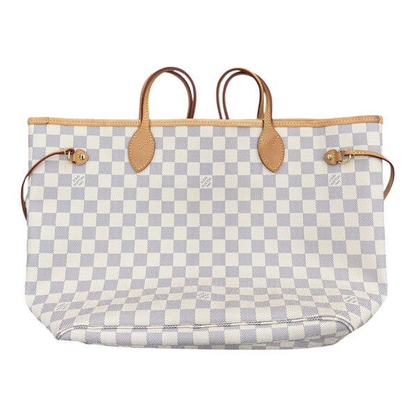 Louis Vuitton Neverfull (White)  - Preowned