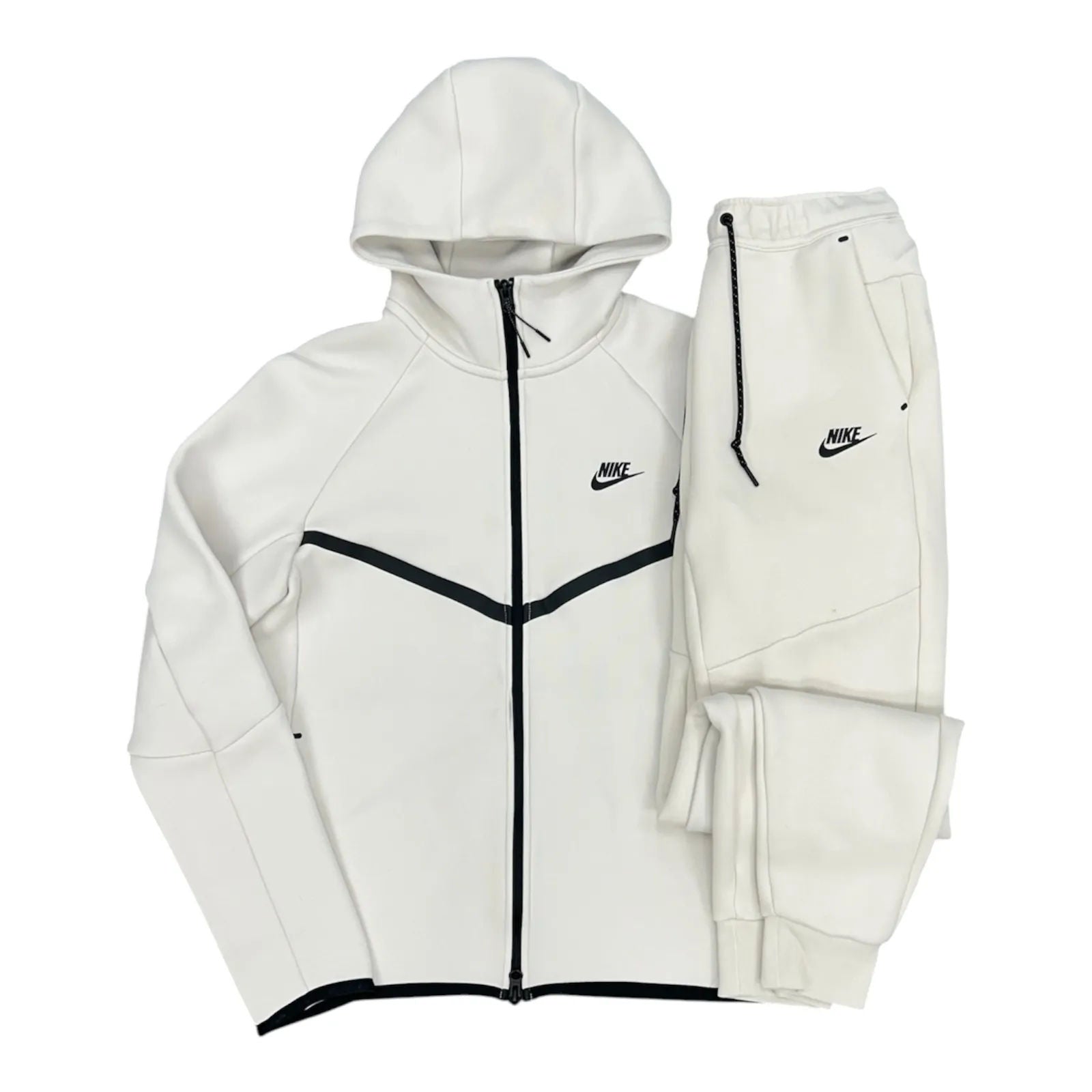 Nike Tech Sweatsuit Light Bone  - Preowned