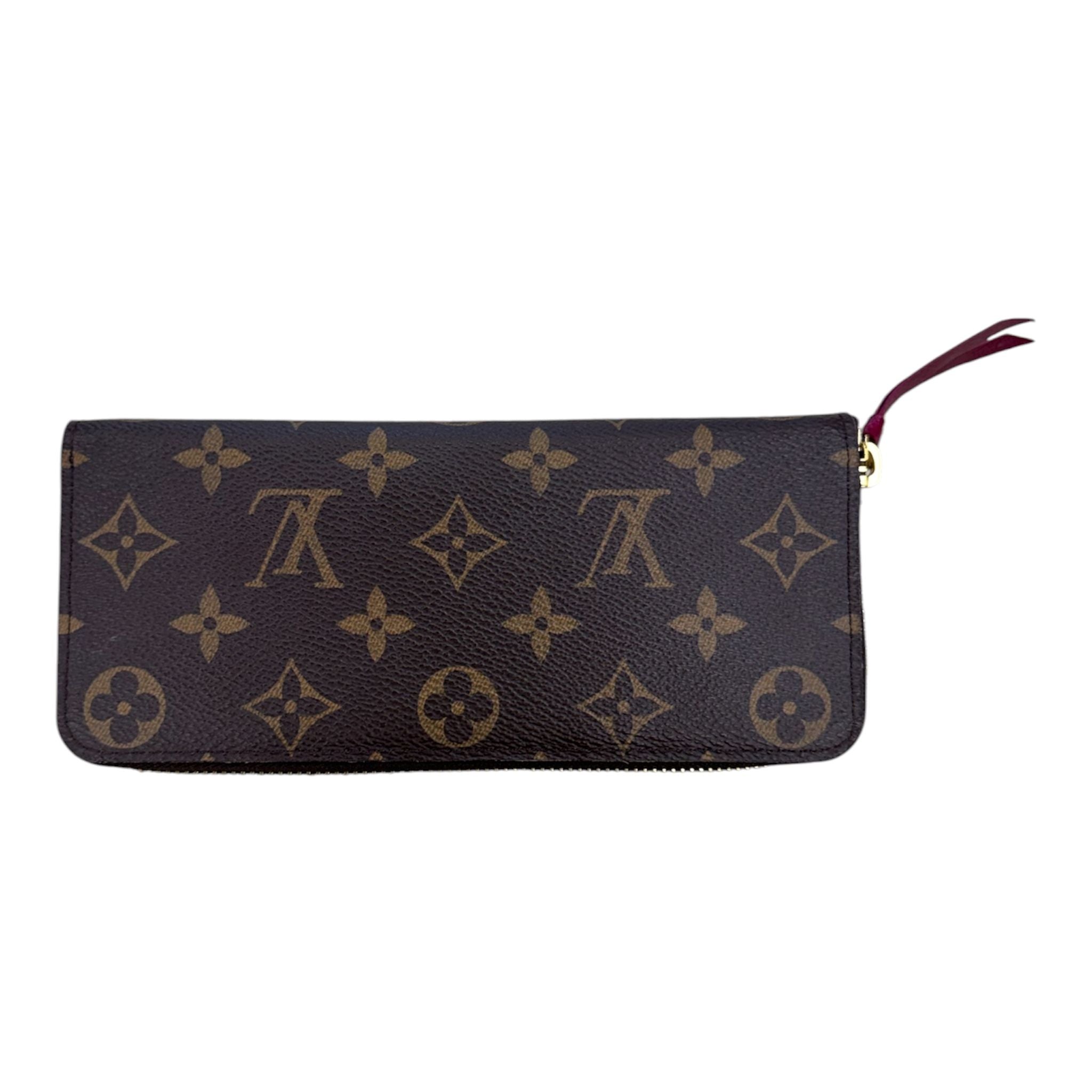 Louis Vuitton Clemence Wallet Monogram Fuchsia - Preowned