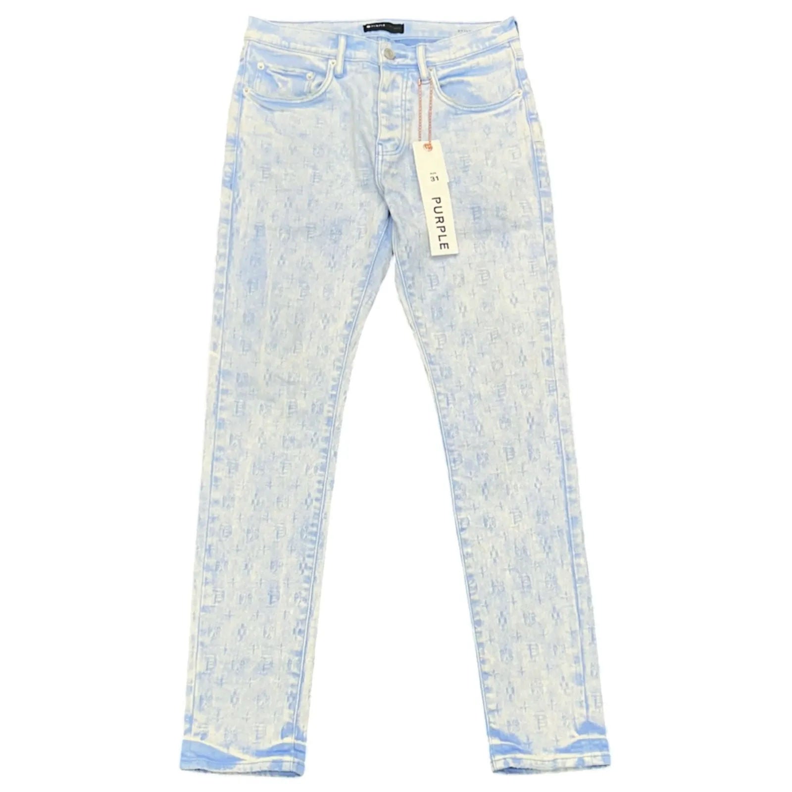 Purple Brand P.001 Monogram Jeans (Light Wash) - Preowned