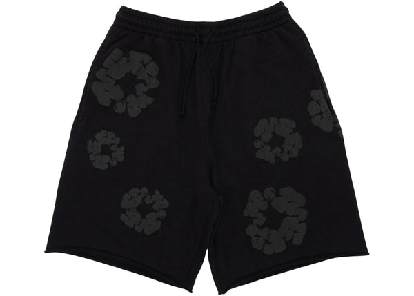 Denim Tears Mono Wreath Sweatshorts Black