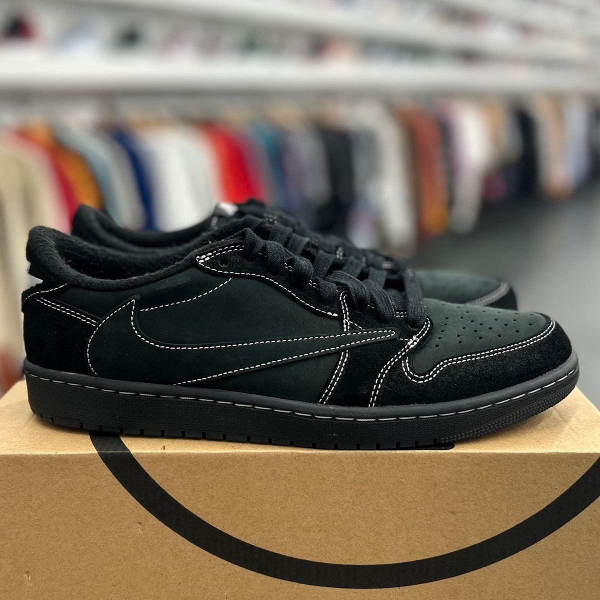 Jordan 1 Retro Low OG SP Travis Scott Black Phantom - Preowned