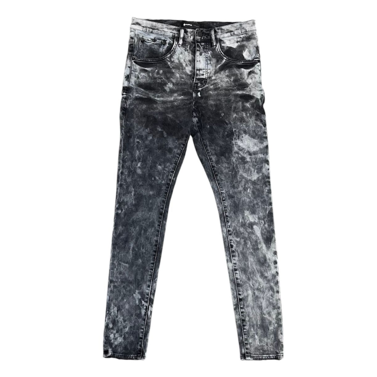 Purple Brand Bleached Jean (Black) - Preowned