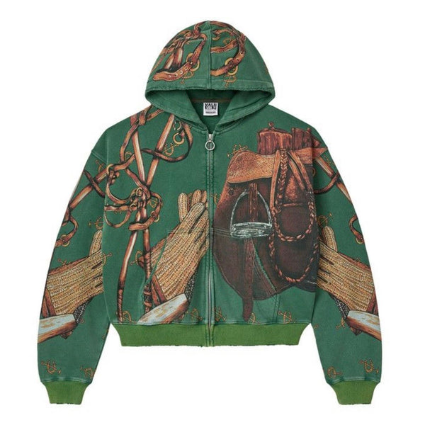 Vale Forever Heritage Zip Up Hoodie (Green)