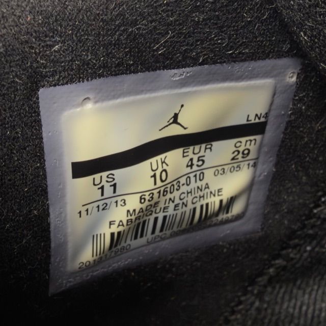 Jordan 3 Retro 5Lab3 Black - Preowned
