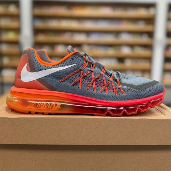 Nike Air Max 2015 Cool Grey/White-Bright Crimson - Preowned