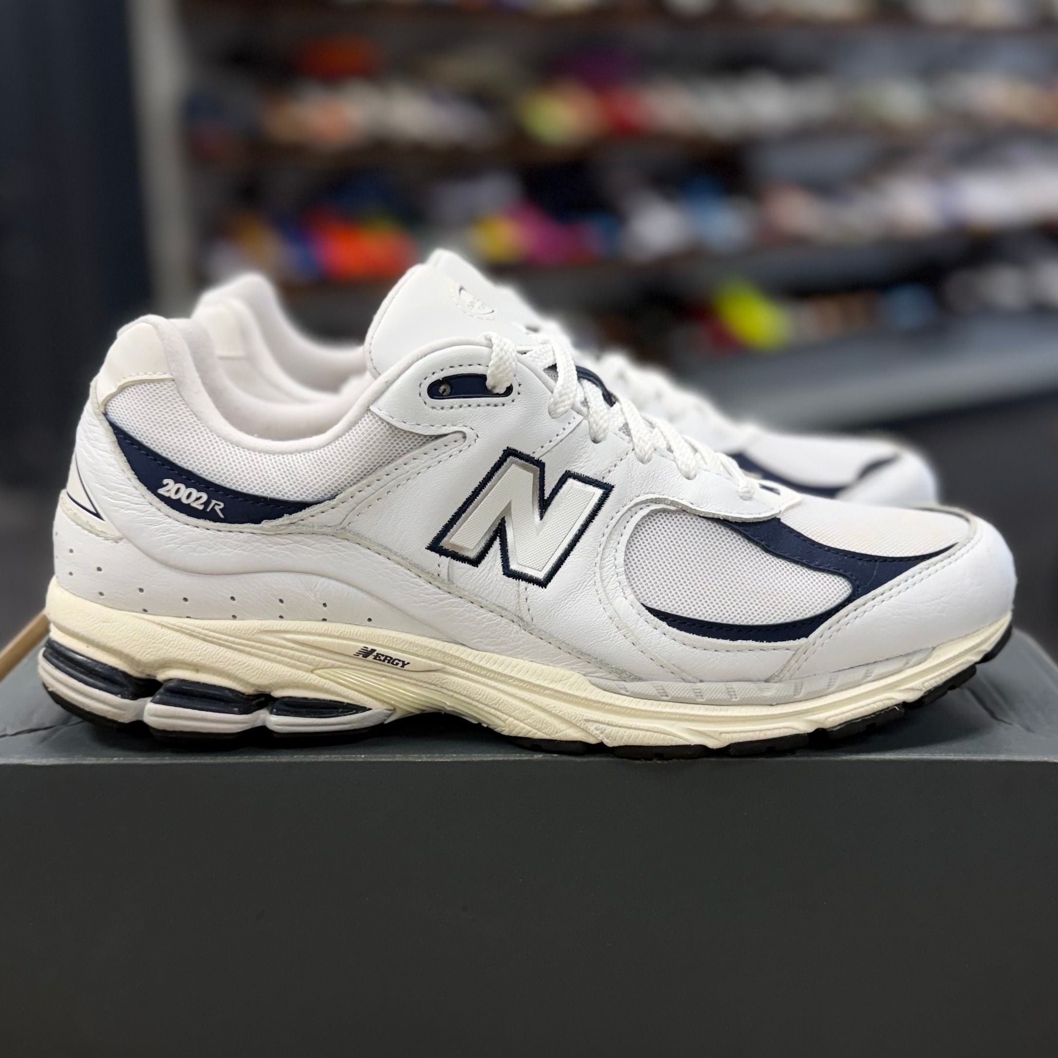 New Balance 2002R White Natural Indigo - Preowned
