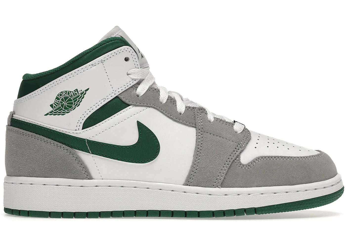 Jordan 1 Mid SE White Pine Green Smoke Grey (GS) - Preowned