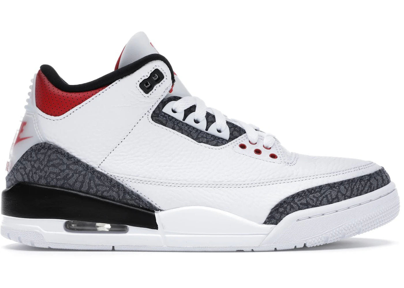 Jordan 3 Retro SE Fire Red Denim (2020) - Preowned