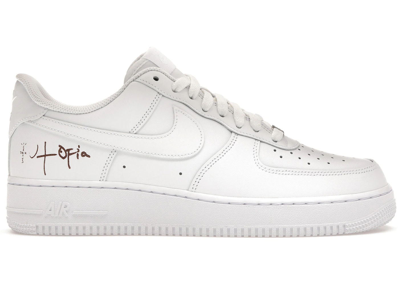 BRAND NEW STEAL - Nike Air Force 1 Low '07 White (Travis Scott Cactus Jack Utopia Edition)