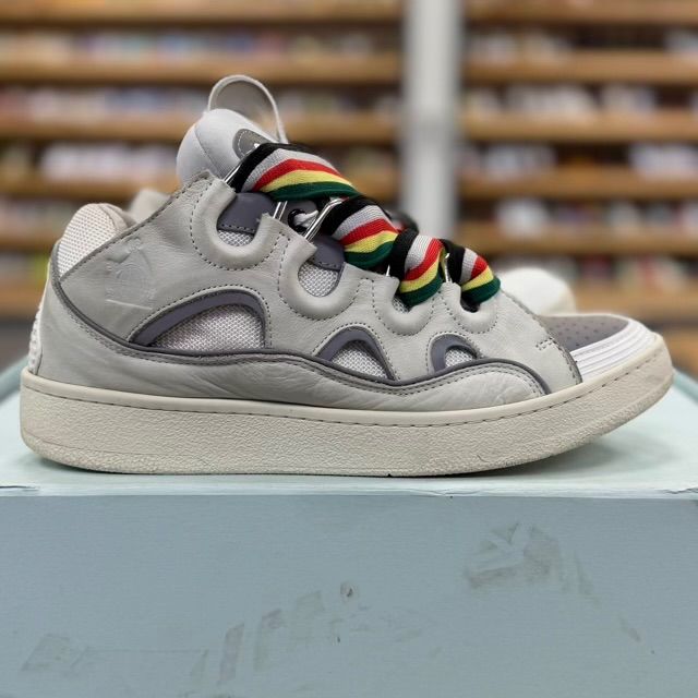 Lanvin Curb Sneaker White Multicolor - Preowned