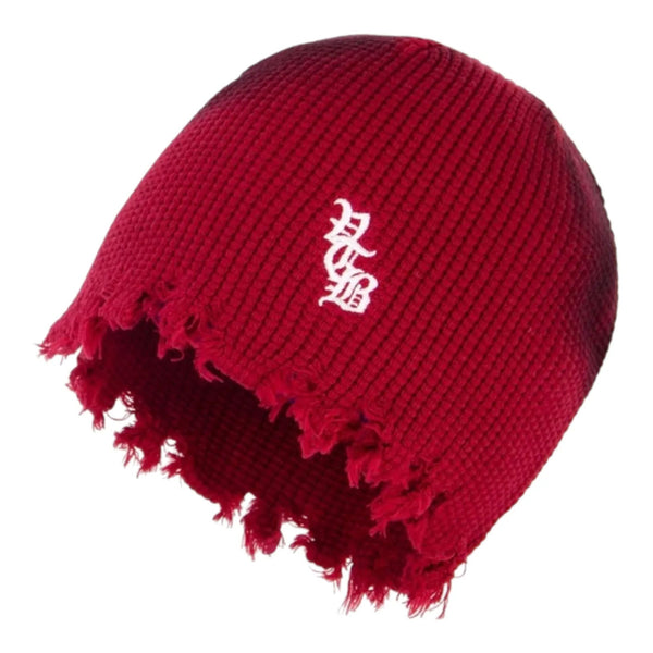 Vertabrae Crimson Thermal Beanie (Red)