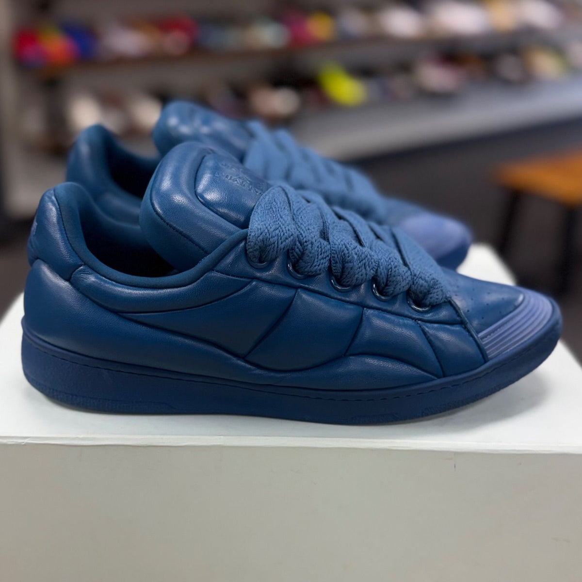 Lanvin Curb XL Sneaker (Bleu) - Preowned