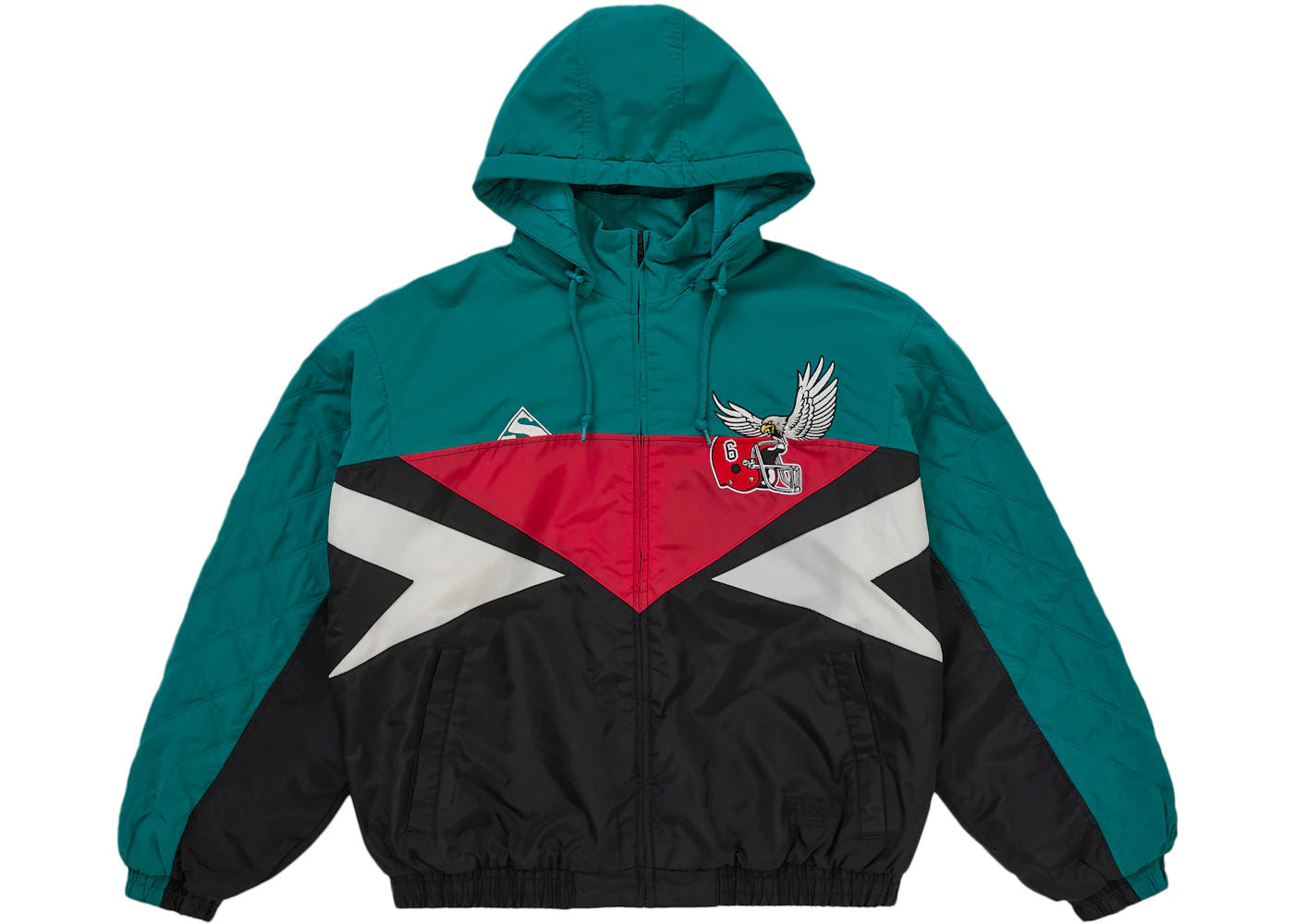 Supreme MM6 Maison Margiela Split Stadium Jacket Teal - Preowned